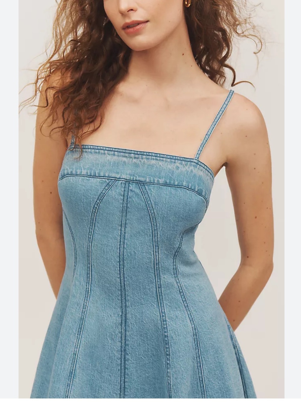 Pilcro Light Blue Denim Dress